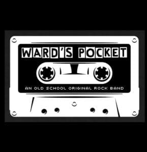 cassette tape with Ward's Pocket band name on the front